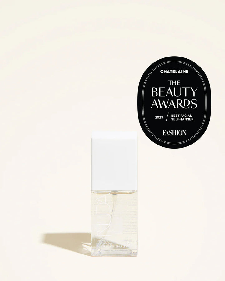 Eau de bronzage pour le visage – foncé